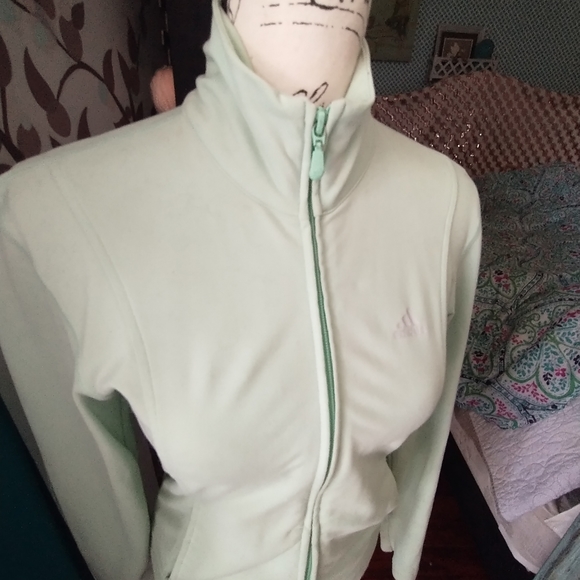 Mint Addidas Running Jacket - Picture 3 of 4